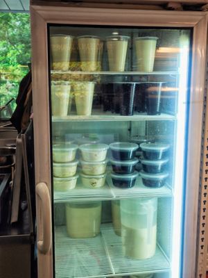 Vegan desserts at Soy Station - Aperia Mall in Central Singapore