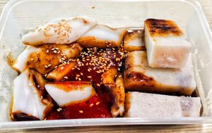 Chee Cheong Fun and yam cake at Soy Station - Aperia Mall in Central Singapore
