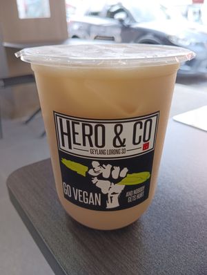 Earl grey milk tea at Hero & Co in Central Singapore