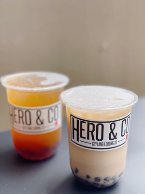 Drinks  at Hero & Co in Central Singapore