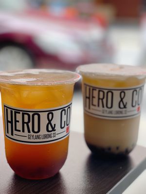 Drinks  at Hero & Co in Central Singapore