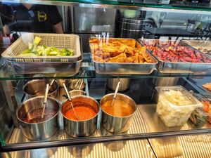 Dishes available at Makan Vegan - 斋这里 in Central Singapore