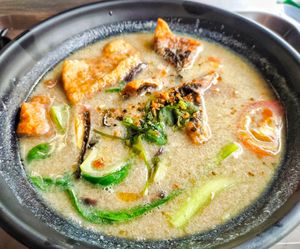 Vegan fish soup at Makan Vegan - 斋这里 in Central Singapore