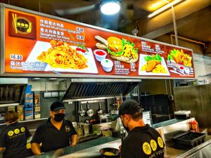 Stall front at Makan Vegan - 斋这里 in Central Singapore