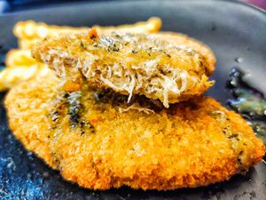 Texture of the fish at Makan Vegan - 斋这里 in Central Singapore