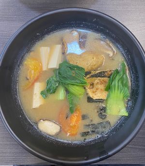 Fish ramen  at Makan Vegan - 斋这里 in Central Singapore