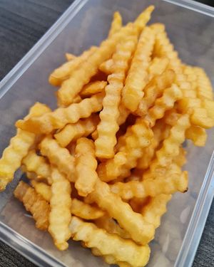 Hot and Crispy French Fries ~ 27/2/22 at Makan Vegan - 斋这里 in Central Singapore