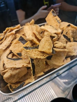 Mock Fish slices ~ 27/2/22 at Makan Vegan - 斋这里 in Central Singapore