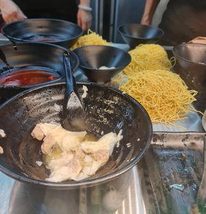 Wanton and noodles ~ 27/2/22 at Makan Vegan - 斋这里 in Central Singapore