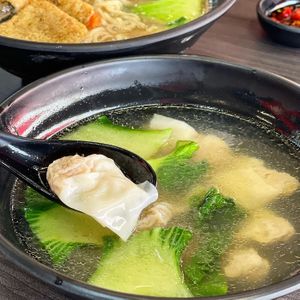 Dumpling soup  at Makan Vegan - 斋这里 in Central Singapore
