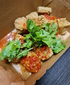 Stinky Beancurd ~ 25/4/22 at Makan Vegan - 斋这里 in Central Singapore