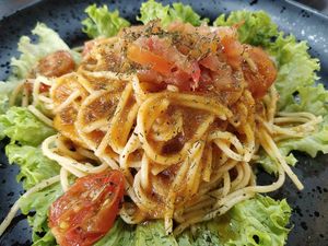 Spaghetti at Makan Vegan - 斋这里 in Central Singapore