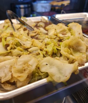 Stir fried cabbages ~ 28/6/22 at Makan Vegan - 斋这里 in Central Singapore