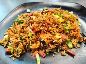 Fried rice. Has strong wok hey at Makan Vegan - 斋这里 in Central Singapore