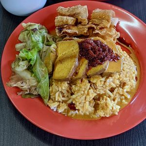 Vegan Curry Rice at Makan Vegan - 斋这里 in Central Singapore