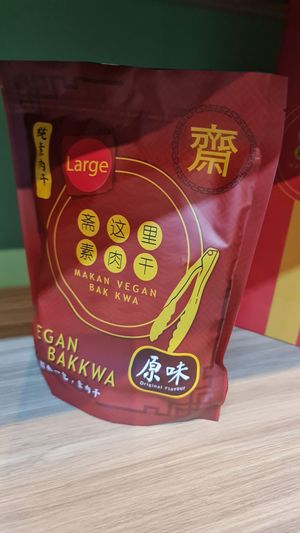 Nice packaging ~ 14/9/22 at Makan Vegan - 斋这里 in Central Singapore