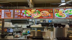 New yong tau foo stall at Makan Vegan - 斋这里 in Central Singapore