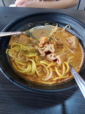 Laksa at Makan Vegan - 斋这里 in Central Singapore