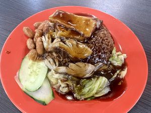 Chicken and rice?   at Makan Vegan - 斋这里 in Central Singapore