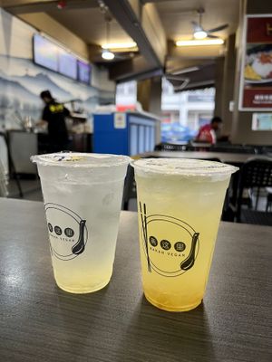 Fruit teas with jelly   at Makan Vegan - 斋这里 in Central Singapore