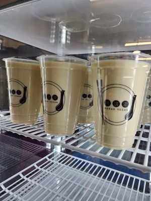 Soya bean milk ~ 19/9/23 at Makan Vegan - 斋这里 in Central Singapore