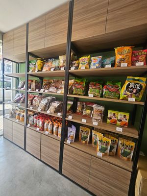 Available snacks at Makan Vegan - 斋这里 in Central Singapore