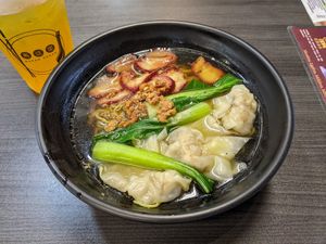Wonton Noodle Soup at Makan Vegan - 斋这里 in Central Singapore