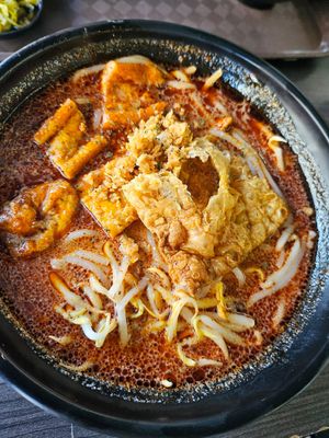 Laksa $5.30 ~ 23/5/24 at Makan Vegan - 斋这里 in Central Singapore