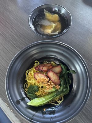 Dry wontons   at Makan Vegan - 斋这里 in Central Singapore