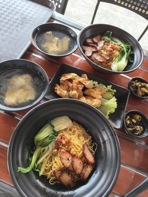 Favorite wanton Noodle ~ 13/8/24 at Makan Vegan - 斋这里 in Central Singapore