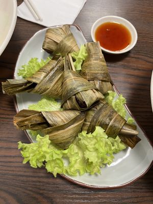 Pandan chickenn  at Makan Vegan - 斋这里 in Central Singapore