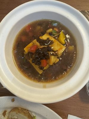 Vegan Claypot Black Bean Tofu   at Makan Vegan - 斋这里 in Central Singapore