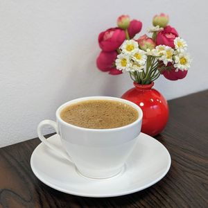 Vegan Oat Coffee at Makan Vegan - 斋这里 in Central Singapore