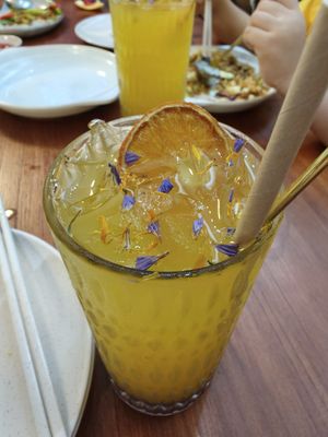 Golden lime at Makan Vegan - 斋这里 in Central Singapore