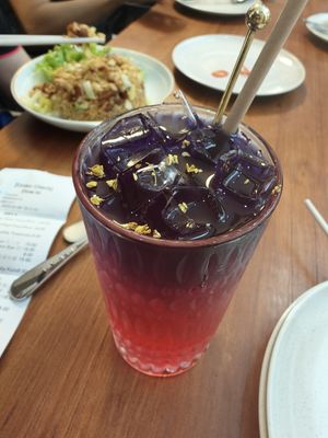 Rose lychee at Makan Vegan - 斋这里 in Central Singapore