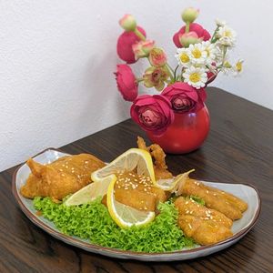 Vegan Lemon Chicken at Makan Vegan - 斋这里 in Central Singapore