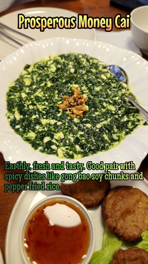 Money Cai at Makan Vegan - 斋这里 in Central Singapore