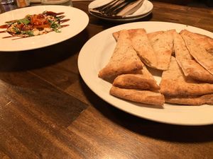 Cauliflower bread at The Attic Bar & Stage in Calgary