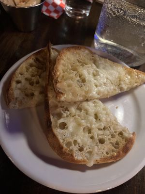 cheesy bread   at The Attic Bar & Stage in Calgary