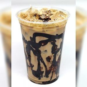 Iced Mocha Latte at The Café in Little Falls