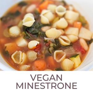 Vegan Minestrone Soup at The Café in Little Falls