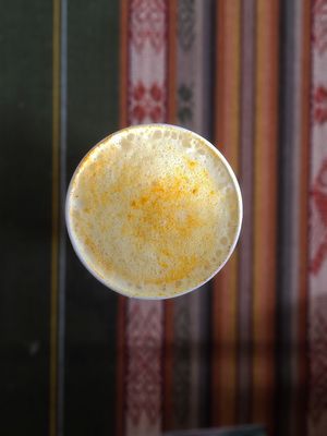 Turmeric Cinnamon Latte  at CafeCafeMobilecoffee in Los Angeles