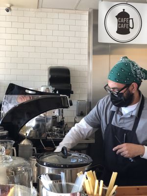 Coffee Bar  at CafeCafeMobilecoffee in Los Angeles