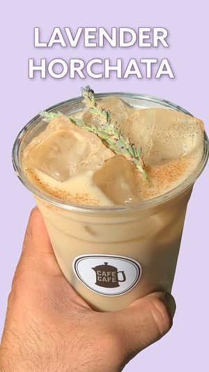 Vegan Lavender Horchata   at CafeCafeMobilecoffee in Los Angeles