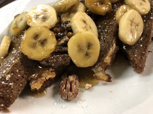 Banana Breas French Toast at Prasino in La Grange