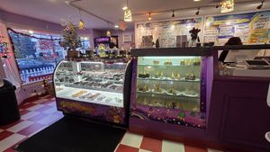 Inside at Emack & Bolio's in Albany