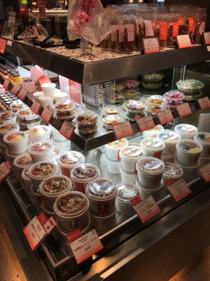 Display at Peace Cafe - Shibuya Tokyu Food Show in Tokyo