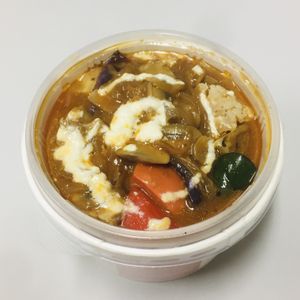 vegetable stew with rice at Peace Cafe - Shibuya Tokyu Food Show in Tokyo