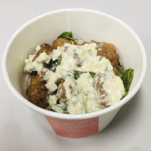 soy meat chicken namban with rice  at Peace Cafe - Shibuya Tokyu Food Show in Tokyo