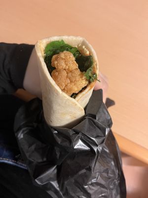 (Takeout) Roasted cauliflower burrito  at CARVAAN Delicatessen & Beer stop in Tokyo